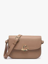 Cross Body Tas Paris Philos Leder Lancaster Bruin paris philos 81